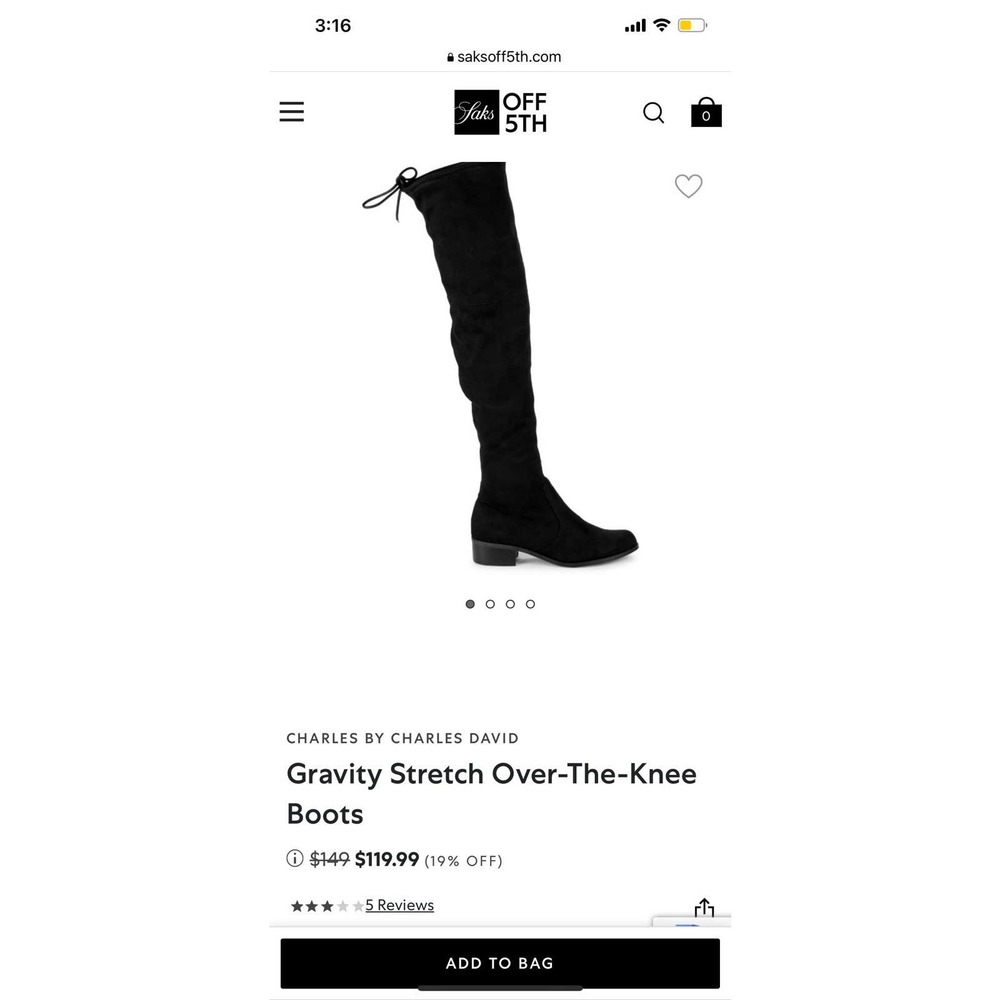 Gravity Stretch Over-The-Knee Boots Charles by Charles David